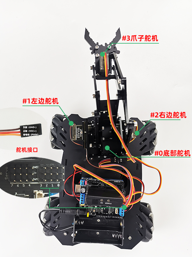 麦克纳姆轮小车V2版安装说明